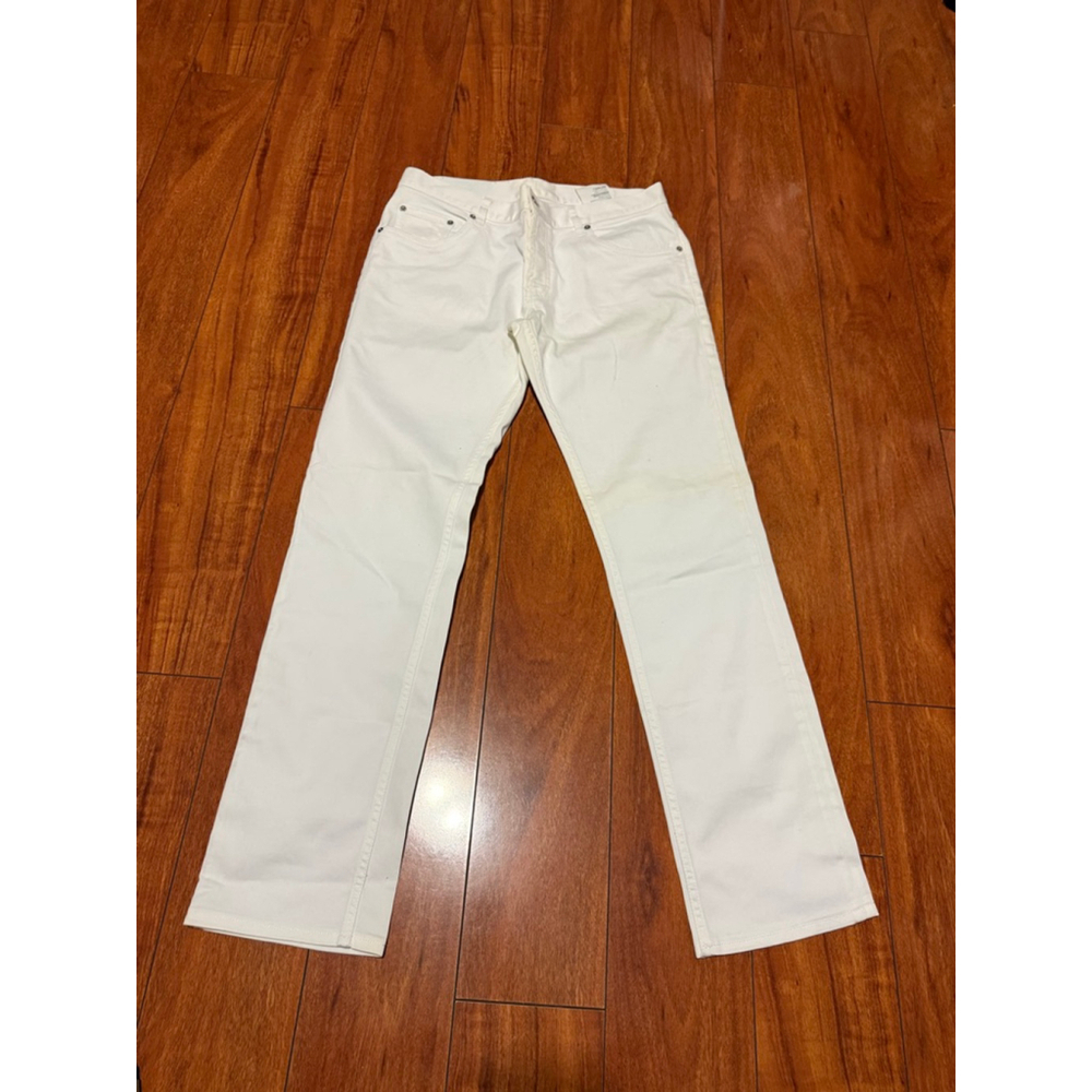 Women's Prada White Straight Leg Jeans Size 34